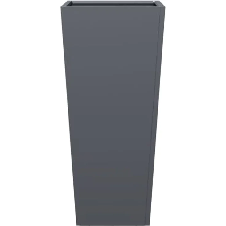 vidaXL Pflanzkübel Anthrazit 35x35x75 cm Stahl - Rostbeständig, Viel Platz, Unkraut- und Schädlingsschutz – Bild 4