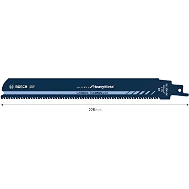 Bosch Professional Säbelsägeblatt S 1155 CHM Endurance for Heavy Metal (für Metall, 225 x 25 x 1,25 mm, Zubehör Säbelsäge) - Preisvergleich – Bild 3
