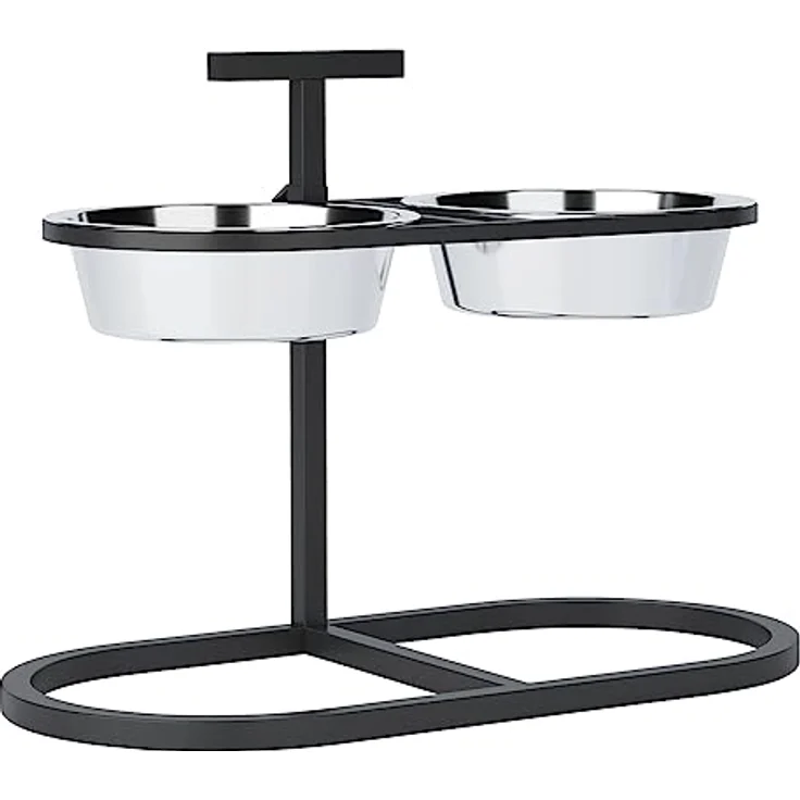 Nobby Futterbar CALME verstellbar inkl. 2 Näpfen 53 x 26,5 X 40 cm; 2 x ca. 1800 ml – Bild 1