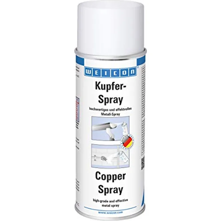 WEICON Kupfer-Spray 400ml hochwertiges und effektvolles Metallspray