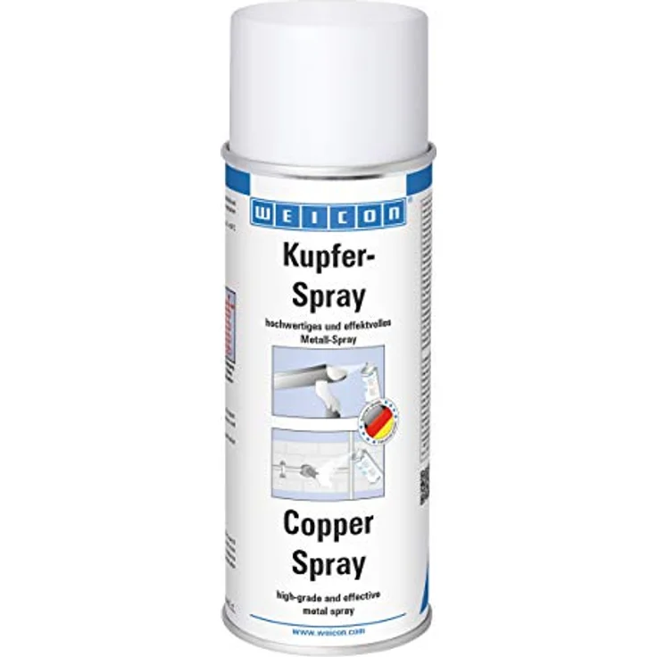 WEICON Kupfer-Spray 400ml hochwertiges und effektvolles Metallspray – Bild 1