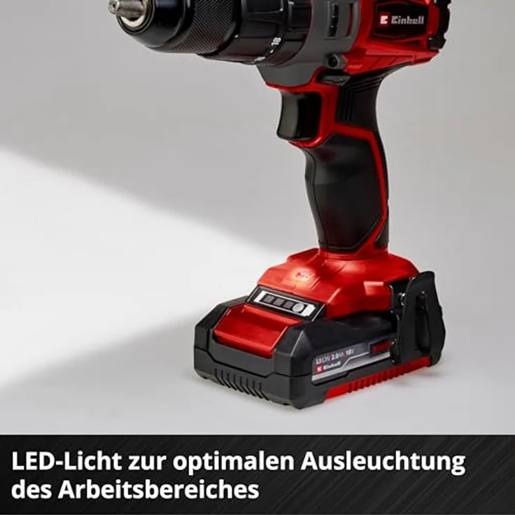 Einhell Akku-Schlagbohrschrauber TE-CD 18-2 Li-i (2x2,0 Ah) – Bild 9