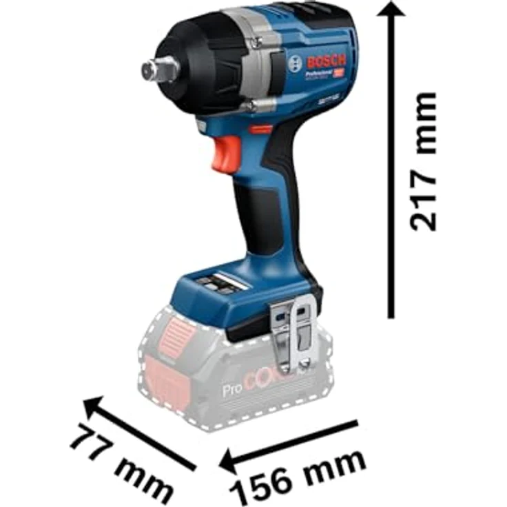 Bosch Professional 18V System Akku-Drehschlagschrauber GDS 18V-750 C, 750 Nm Anzieh- und 1000 Nm Losbrechmoment, inklusive Connectivity-Modul GCY42, L-BOXX – Bild 5