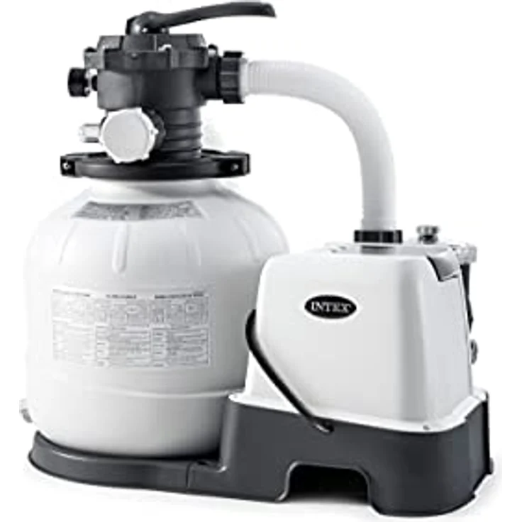 Intex 26676 Filterpumpe 7.900 l/h Salzwassersystem mit Chlorinator Sandfilteranlage – Bild 3