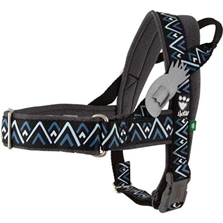 Hurtta Razzle-Dazzle H-sele 55-65 cm, Blackberry Hundegeschirr + Leine – Bild 1