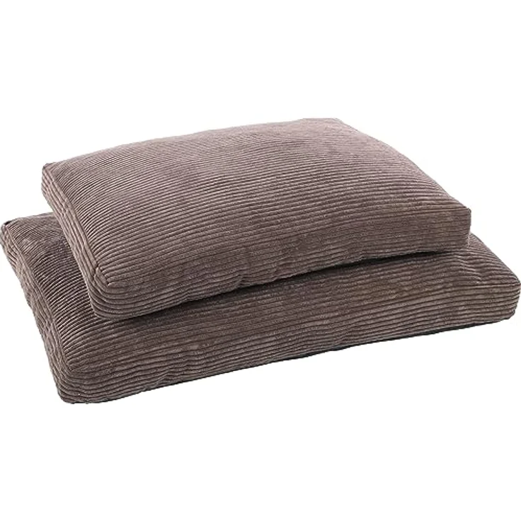 Flamingo Kissen Velluto Rechteck Braun 100x70x12cm, Haustierkissen mit Polyesterfaserfüllung – Bild 2