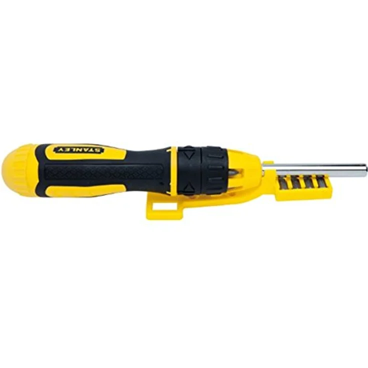 Stanley Multi-Bit Ratschenschraubendreher Set (20 teilig, SL-PH-TX-SQ-Steckschlüssel, mit Bithalter) STHT0-62574 – Bild 11