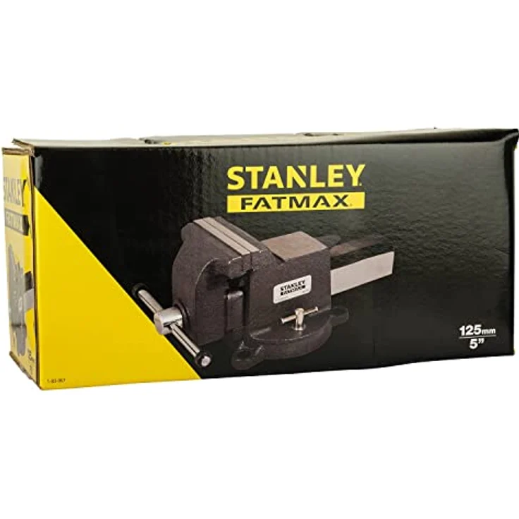 Stanley Maxsteel Schraubstock (schwere Ausführung, 95 mm Ausladung, 125 mm Spannweite, 1800 kg Spannkraft) 1-83-067 – Bild 11