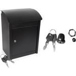 Paketbox mit Ersatzschloß & 4 Schlüsseln, Antidiebstahlsystem - Stahl HxB 50x42cm