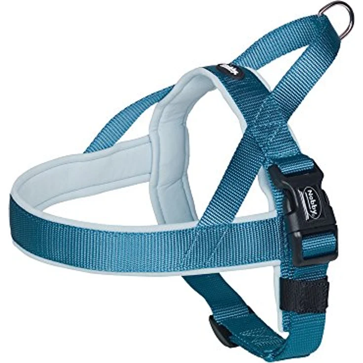 Nobby Norwegergeschirr Classic Preno, hellblau / hellblau L: 38-50 cm + 36 cm, B: 20/25 mm, 1 Stück – Bild 1