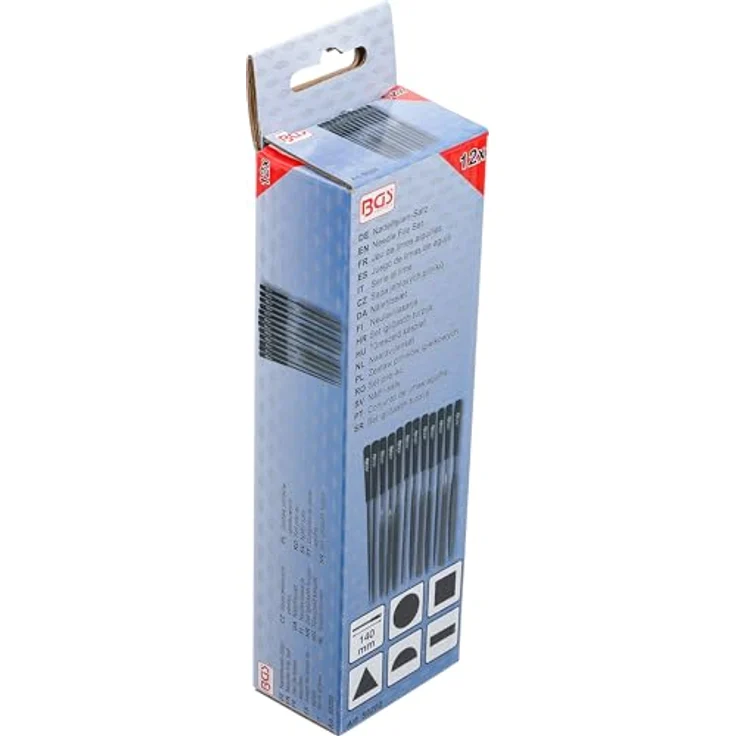 BGS 50200 | Nadelfeilen-Satz | 12-tlg. | inkl. Kunststoffetui – Bild 5