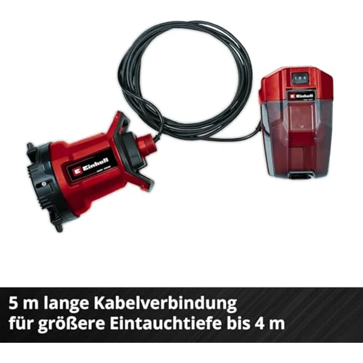 Einhell GE-DP 18-25 LL Li - Solo Akku-Schmutzwasserpumpe ohne Akku ohne Ladegerät – Bild 6