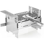 STACK - Grill und Feuerstelle in einem | Kleiner, handlicher und mobiler Grill mit innovativem Stecksystem | Flexibel als Grill und Feuerstelle einsetzbar, Designed in Deutschland