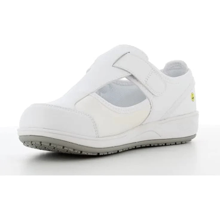 "Safety Jogger CAMILLE Sicherheitsschuh vegan, Lycra Obermaterial, SR-Rutschfestigkeit, elektrostatische Entladung, Phylon/Gummi Sohle, blau" – Bild 3