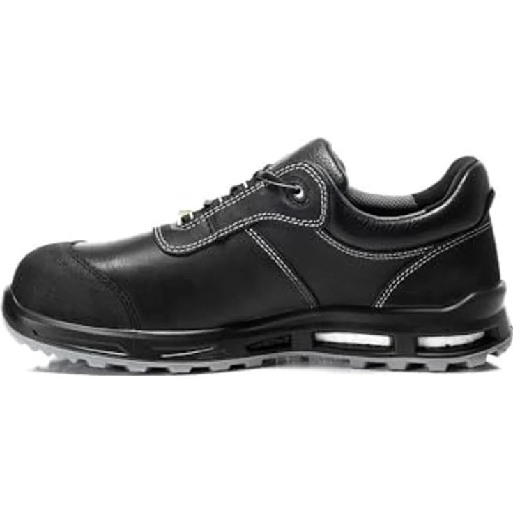 ELTEN REACTION XXT Low ESD S3S Sicherheitsschuh, Rindleder mit atmungsaktivem Textilfutter, gepolsterte Lasche, PU/PU Sohle WELLMAXX TRAINERS – Bild 4