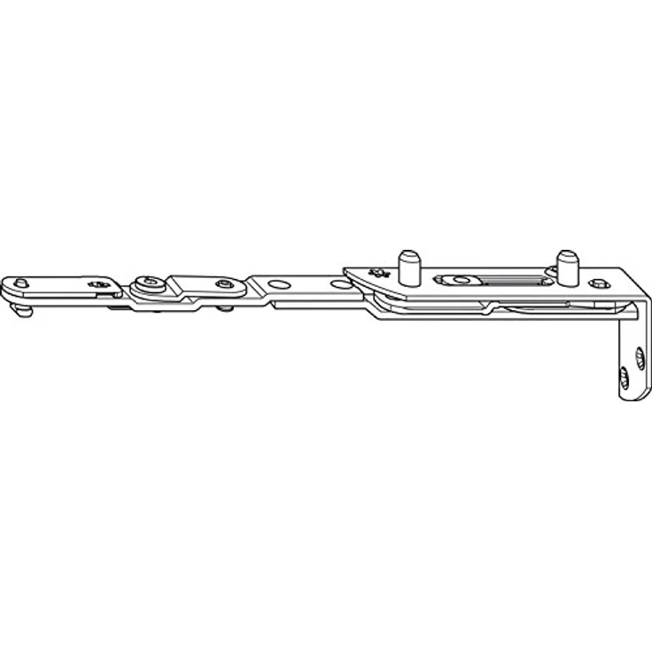 Winkhaus Drehlager DL.H.SE.20-9.RS Eurofalz, 20 mm, 9 V, 130 kg, mit Zapfen, rechts – Bild 1