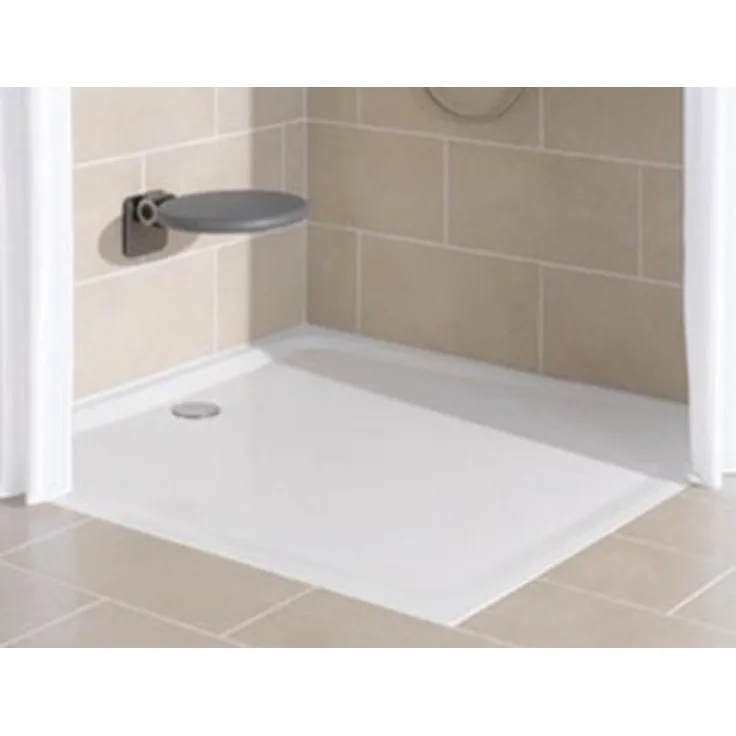 Bette Rechteck-Duschwanne superflach L:80xB:75xT:2,5cm weiß 5669-000