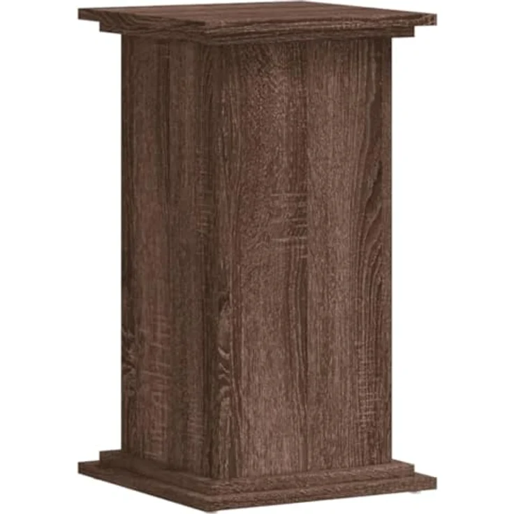 vidaXL Blumenständer Pflanzenständer Braun Eichen-Optik 33x33x60 cm Holzwerkstoff (1 St) – Bild 2