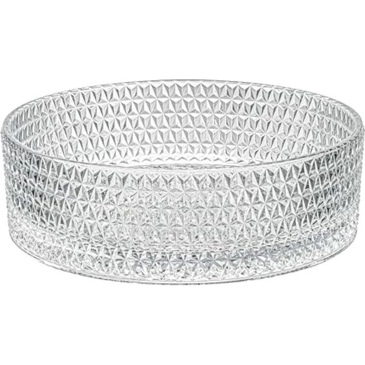 Mai & Mai Aufsatzwaschbecken Glaswaschbecken Handwaschbecken Rund BxTxH 39x39x12 cm Transparent Minerva07 - nahtloses Design, hygienisches Glasmaterial, leicht zu reinigen – Bild 5