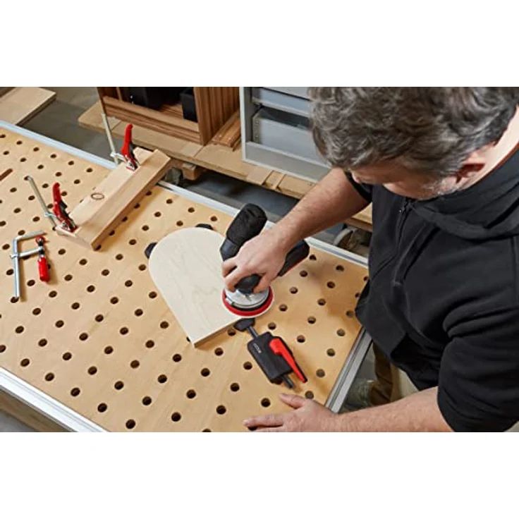 Bessey Waagrecht Schraubzwinge Niederzugspanner 2er Set WNS-Set-MFT für Multifunktionstische – Bild 6