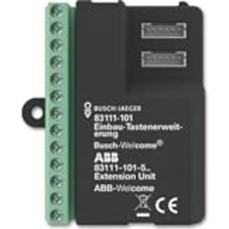 Busch-Jaeger Einbau-Tastenerweiterung 83111-101, Schalter-Zubehör für die Elektroinstallation – Bild 1