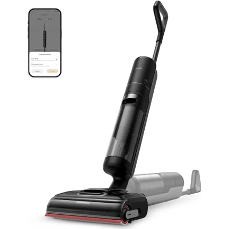 DREAME H15 Pro Nass- und Trockensauger, GapFree AI DescendReach Roboterarm, 21kPa Saugleistung, 0 Tangle, 100°C Bürstenwäsche, 5min 90°C Trocknung, 180° Lie-Flat – Bild 1