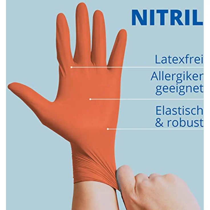 AMPri Nitrilhandschuhe, bunt, Farbenmix, 96 Stück/Box, Größe XL, puderfrei, Style tutti frutti by Med-Comfort: Nitril Einmalhandschuhe in den Größen XS, S, M, L, XL erhältlich – Bild 3