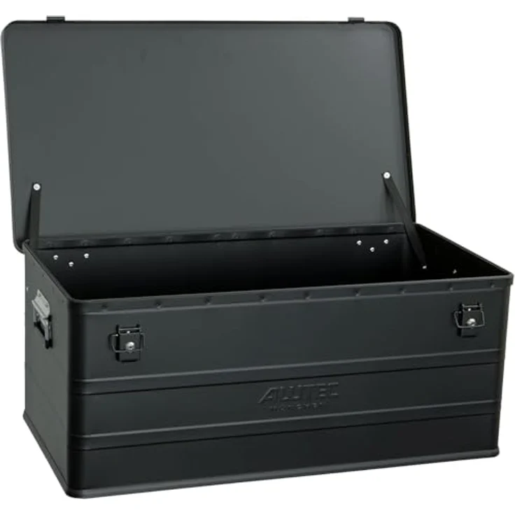 ALUTEC München Werkzeugkoffer ALUTEC Aluminiumbox Classic 142 Schwarz, 142 ltr., (LxBxH) 870 X 460, stoßsicher und spritzwassergeschützt – Bild 2