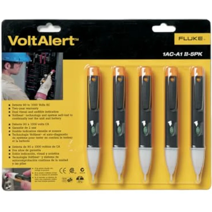 Fluke FLK-1AC-A1-II-5PK VoltAlert AC Spannungsprüfer, berührungslos, 1000 V CAT IV, 5er Pack