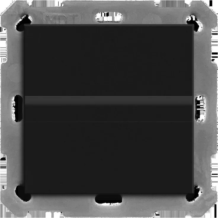 MDT KNX Bewegungsmelder SCN-BWM5506.02, Unterputz Bewegungsmelder mit 10 m Erfassungsfeld, matt schwarz