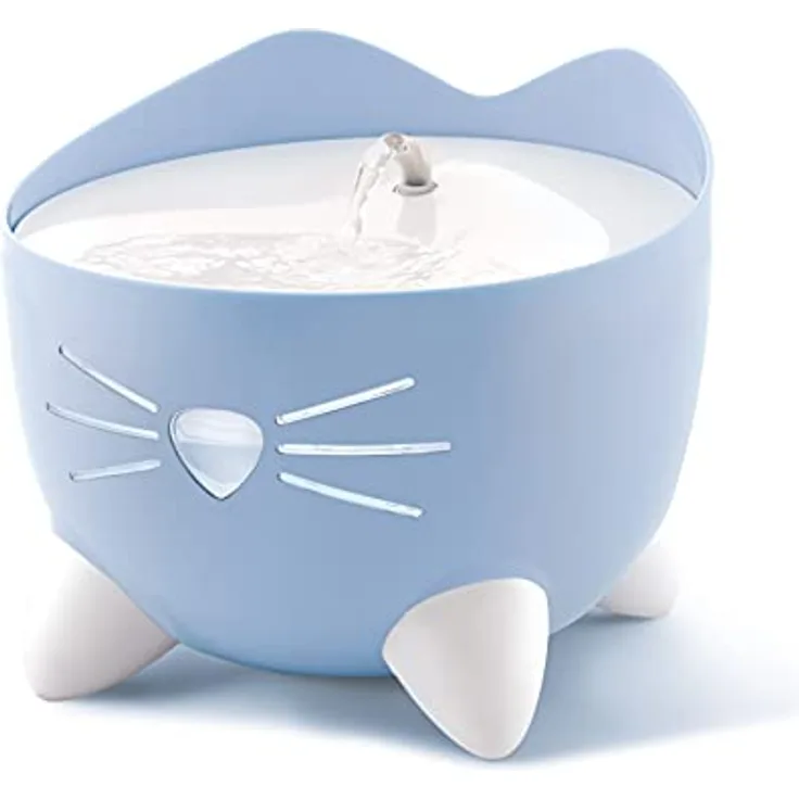 Catit 43717 Pixi Trinkbrunnen für Katzen, 2,5L, blau