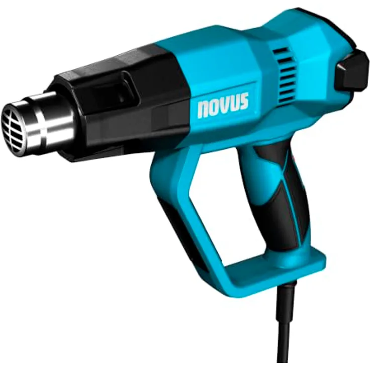 NOVUS TOOLS Heißluftpistole H-200, 50-600°C, 2 kW, mit Mikanitheizung und 2-stufiger Luftmengenregelung