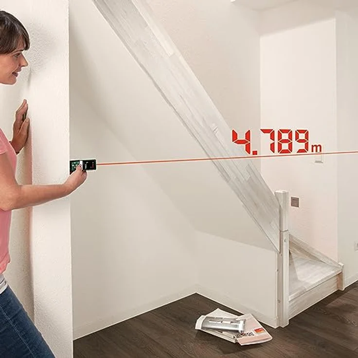 BOSCH Entfernungsmesser UniversalDistance 40C, Digitaler Laser - im Karton, Bluetooth-Konnektivität, präzise bis 40 m, nachhaltig – Bild 5