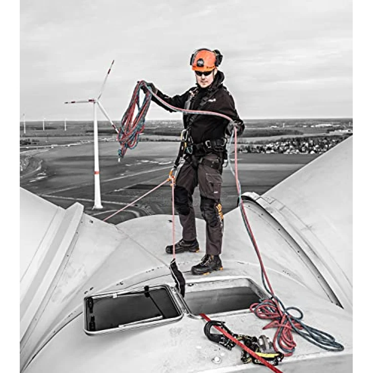 Uvex - 2 macsole® 6523245 esd Sicherheitsstiefel S3, Schuhgröße 45, Schwarz/Orange, leichtgewichtig, metallfrei, hoher Tragekomfort – Bild 5