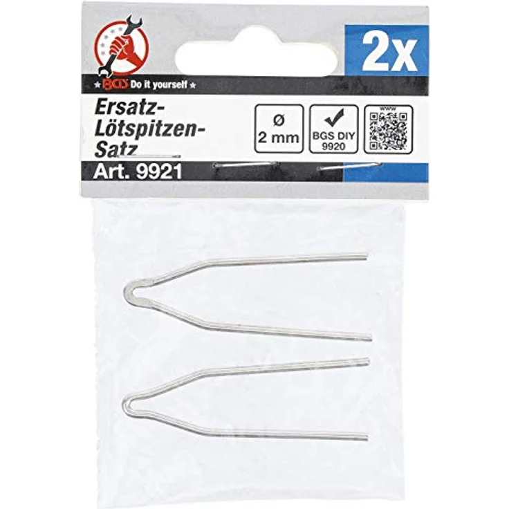 BGS Diy 9921 | Ersatz-Lötspitzen-Satz | Ø 2 mm | für Art. 9920 | 2-tlg. – Bild 3