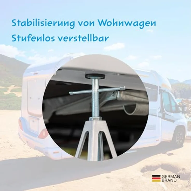 cartrend Stützbock-Set, Tragkraft: 900 kg, 4-teilig – Bild 4
