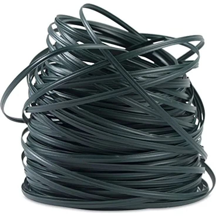 Windhager Gartendraht 100m, plastifiziert mit weichem Drahtkern, verzinkt, inklusive Abschneidevorrichtung, Ø 0,65mm, vielseitig einsetzbar