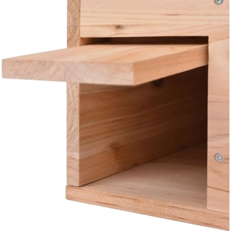vidaXL Igelhaus 45x33x22 cm Holz – Bild 6