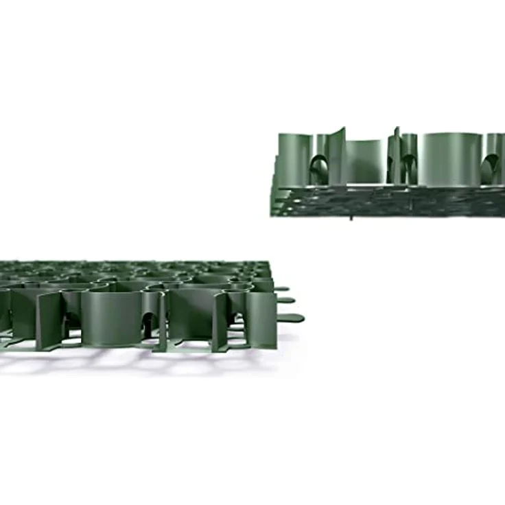 BigDean 4X Rasengitter Paddockplatte 50x50 cm Reitplatzmatten Rasenmatten Rasenwaben Kiesgitter Parkplatzrasen 1 m² – Bild 5