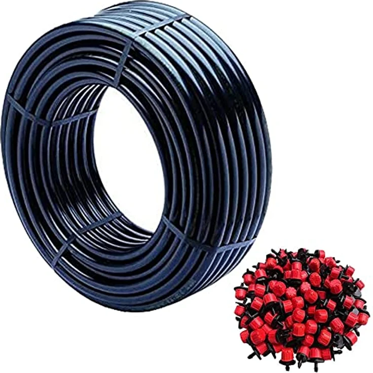Tropfrohr 16mm 100 Meter + 100 einstellbare Tropfer 0 bis 70 l - h – Bild 2