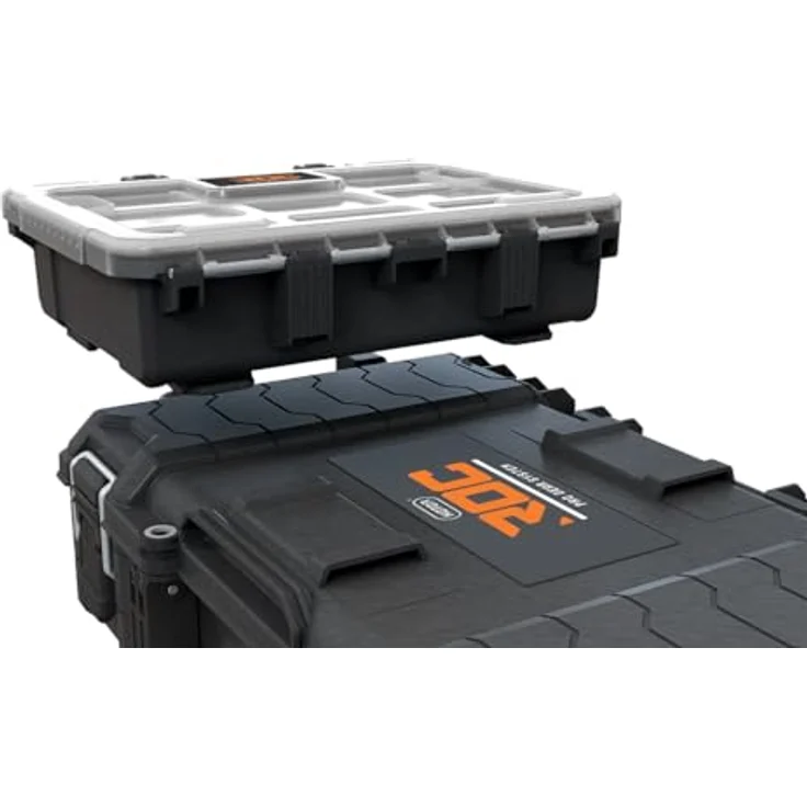 Keter ROC PRO GEAR 2.0, Werkzeugkoffer mit 16 nützlichen Werkzeugen und praktischer Innenaufteilung – Bild 5