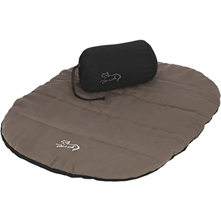 Kerbl 81266 Traveller Reisekissen mit Hüllle, 85 x 65 cm, Taupe – Bild 5