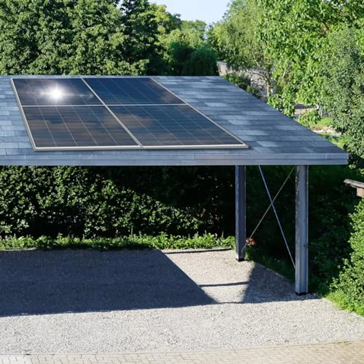 SUNNIVA Balkonkraftwerk Silver Frame 900/800W Solaranlage, 900W Gesamtleistung, WIFI Bluetooth, 2x450W Solarmodule – Bild 8