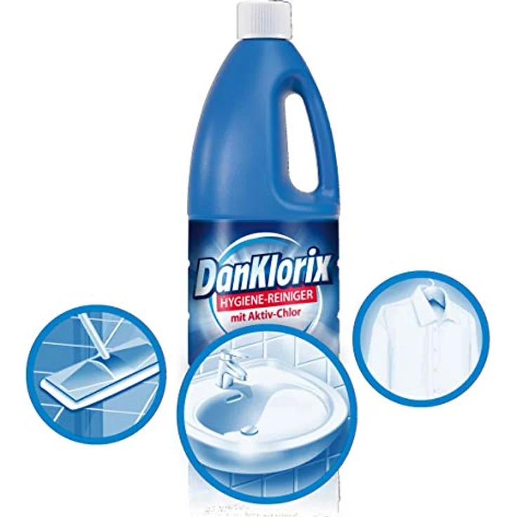 CP GABA Dan Klorix Hygiene Reiniger Kraftvoll Original mit Aktiv Chlor 1500ml – Bild 3