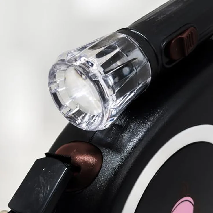 Retoo Rollleine Hundeleine 5m für kleine & große Hunde, Flexibles Band für Rechts Spaziergänge, Dog Leash, Bequemen Griff, Gurt-Leine, Robuste Ausziehleine fürs Gassigehen Roll-Leine Hochwertige Leine - Preisvergleich – Bild 3