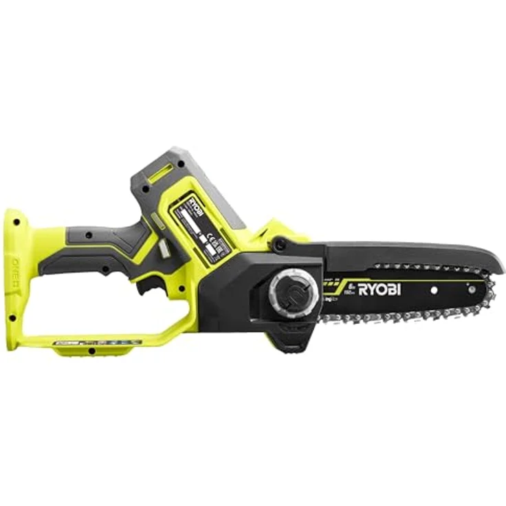 Ryobi RY18PS15A-0, Elektrische Astsäge mit 15 cm Stange, 18-V-Motor und werkzeugloser Kettenspannung – Bild 1