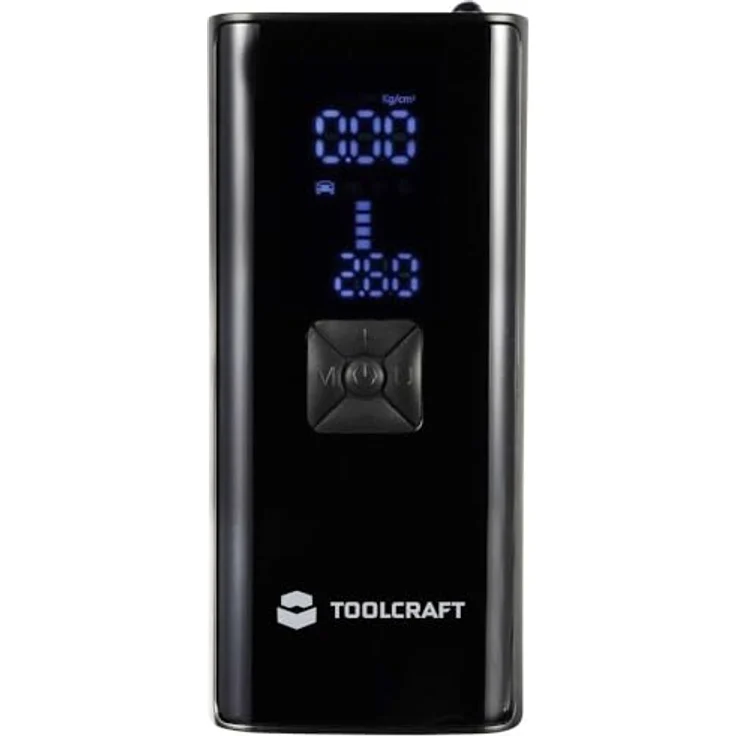 TOOLCRAFT TO-8698626 Kompressor TO-ACP-200 10 bar Automatische Abschaltung, Digitales Display, Blinklicht, mit Powerban – Bild 2
