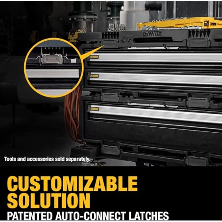 Dewalt ToughSystem dxl Modul mit zwei Schubladen, robuster Kunststoff-Korpus, kompatibel mit ToughSystem 1.0 und 2.0 – Bild 19