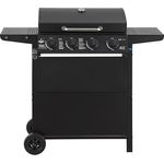 Gasgrill "San Jose 4 Brenner" von El Fuego® | inkl. Gasschlauch und Druckminderer | Grillrost aus Gusseisen | mit Thermometer und großen Seitenablagen | Grill BBQ | AY0206 - Preisvergleich