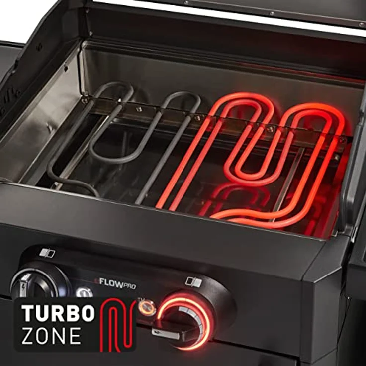 Enders® Elektrogrill eFLOW PRO 2 TURBO™ aus der SHADOW-Serie, Gussrost SWITCH GRID™, TURBO ZONE für heiße Temperaturen, Aluguss an Garhaube & Brennkammer, Grillwagen, SIMPLE CLEAN Reinigungssystem – Bild 3